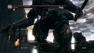 Dark Souls Remastered - Iron Golem Boss Fight NG+