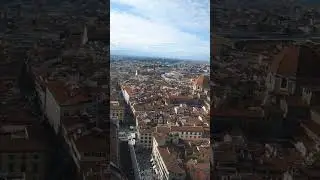 Florence's skyline from the top of Santa Maria del Fiore #cesarpt #travel #italytravel