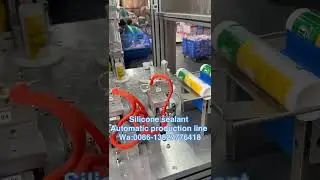 Silicone sealant automatic production line #siliconesealant#siliconeproductsmanufacturer#adhesive#