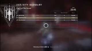 Destiny 2: Nightfall the Ordeal - The Scarlet Keep: Master 100K (Hunter Class) Platinum Rank