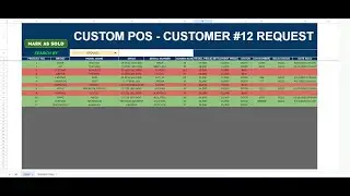 Google Sheet Custom Point of Sale #12