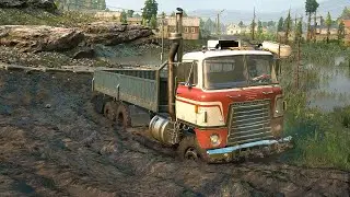 International Transtar 4070A - SnowRunner Taymyr | 4K 60fps Gameplay