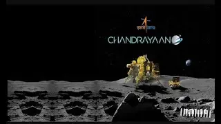 CHANDRAYAAN-3 soft landing scene