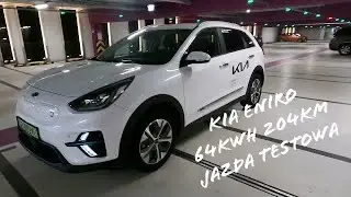Kia ENiro 64kWh 204KM - nocna jazda testowa / przepływ energii / rekuperacja / tryby jazdy
