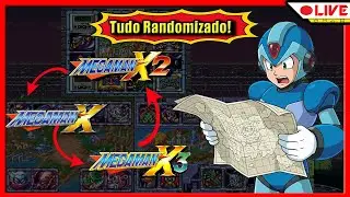 Trilogia MEGA MAN X TODA RANDOMIZADA e MISTURADA - !donate !comandos