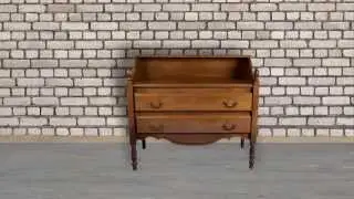 Een commode schilderen met een verfpistool