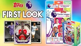 Коллекция наклеек Topps 2026 Премьер-лиги *ПЕРВЫЙ ВЗГЛЯД*