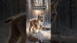 POV: You met the snow forest prince... ❄️🐆 #lynx #winterguardians