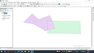 How to Apply intersect Tool in arcgis