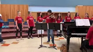 &ldquo;Radioactive&rdquo; sung by the West Sylvan MS Choir