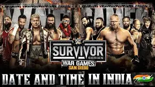 WWE Survivor Series War Games 2025 Date & Time In India | Full Details 🔥