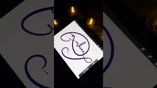 Hey 👋 SeeThis!✨Naveena Signature ✍️✨#art#signature#calligraphy#viral#shorts#yt#love#asmr#lettering