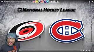NEW HOCKEY FAN REACTS TO NHL Highlights | Hurricanes vs. Canadiens - April 16, 2025