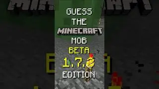 Guess the Minecraft Mob | Beta 1.7.3 Edition [10] #Shorts #Minecraft #MinecraftBeta #GuessingGame