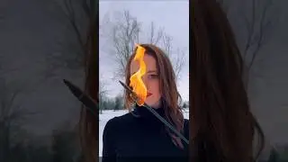 What an #incredible #archer she is! Or May be #toxophilite?  Do you think it is #skill or #talent?