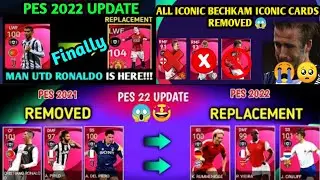 Iconic Bechkam Cards Removed in Pes 2022 | Iconic Players Replacement In Pes 2022 | Pes 2022 Updates