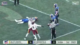 Class M Football St Joseph 21 Brookfield 20