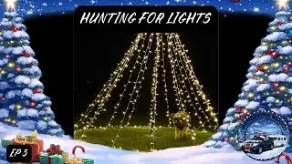 WE GO SEARCHING FOR CHRISTMAS LIGHTS