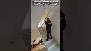 Professional Grade Spring Assisted Staircase Door For Modern Homes