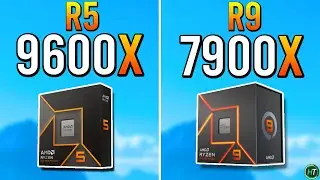 R5 9600X vs R9 7900X  -  More Cores or GHz Best?!