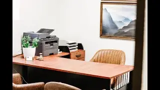 Office Transformation | Organizing and Decorating Using Second-Hand Items
