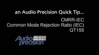 QT155 - CMRR IEC