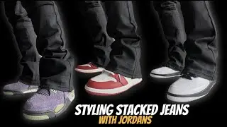 HOW TO STYLE STACKED JEANS WITH JORDANS | POLITICS JEANS | AFFORDABLE DENIM | MENS FASHION TRENDS