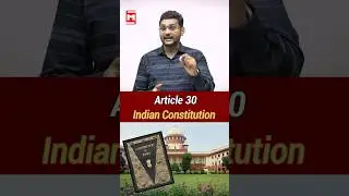 Article 30 of The Indian Constitution #article30 #shorts #viral #trending #karansirpolity #karansir