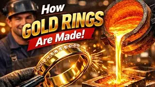 How Gold Rings Are Made Today: Inside the Modern Jewelry Factory🔥✨