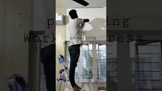 PVC PANELLING WORK PROGRESS (SOLUTION HOME DECOR) #interiordesign #ceiling #design #pvcinterior