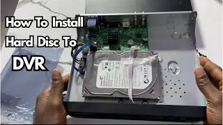 Как подключить жёсткий диск к DVR || Как установить жёсткий диск в DVR