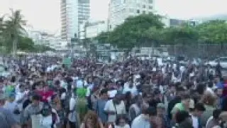 Protesters demand legalisation of marijuana