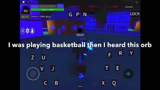 When a cursed orb spawns while your playing basketball (Roblox AUT)