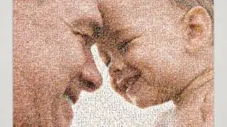 Happy Fathers Day - Photo mosaic video
