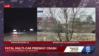 1 dead, four injured in Ozaukee Co. semi crash on I-43