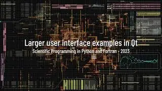 Seminar 2 - NT009F - Larger user interface examples in Qt