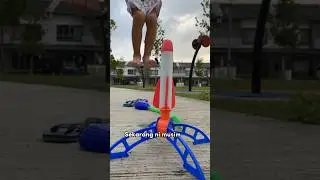 Jom main Rocket Foot Launcher! #mainananak #mainanviral #mainanunik