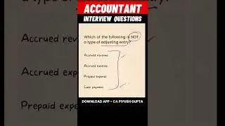 #Accountant #Interview Questions #Accounting Journal Entries #gst #taxation