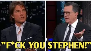 Tom Cruise vs stephan Colbert live on aur clash unforgettable moment 