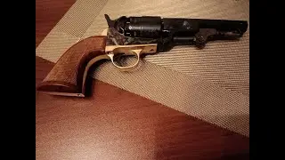 Taylor's & Company Pietta 1851 Navy Sheriff Steel black powder revolver 44 caliber 4-7/8 inch barrel