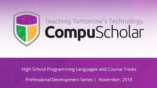 High School Programming Languages and Course tracks