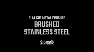 360&deg;  Finish View - Brushed Stainless Steel