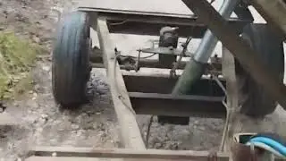 Kočnice za prikolicu u kabini ručno sigurno zaustavlja prikolicu i traktor 