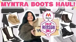 &ldquo;Huge&rdquo; Myntra Boots Haul. Ankle, Knee-length, Combat boots. 