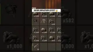Ошибка дублирования серы? 😱 #rustgame #rustconsole #rustloot #rustraid #gaming