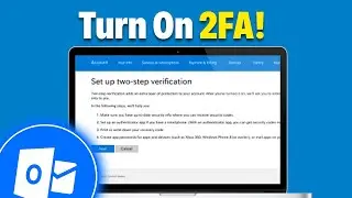 How To Turn On 2 Step Verification On Hotmail/Outlook - Step By Step (2025 Guide)