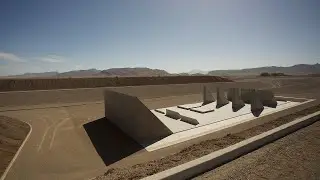 Attempting to skate Michael Heizer's mega sculpture in the Nevada desert