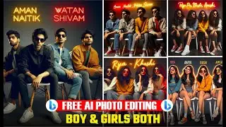 New Trending Best Friends Name Ai Photo Editing | Best Friend Ai Photo Editing