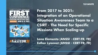 From 2017 to 2021: Integration of an Operational Situation Awareness Team to a CSIRT...