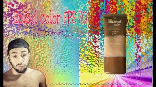 Filtro solar Episol color com cor   pele morena FPS 70